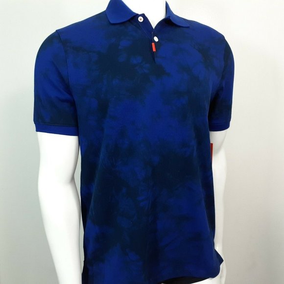 Polo Fog Wash Tie Dye Polo Golf Shirt 